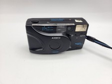 Ansco Vision Dual Lens Camera Autowind Date Imprint Flash Black