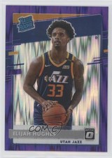 2020 Panini Donruss Optic Rated Rookie Purple Shock Prizm Elijah Hughes #192 2l4