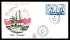 Mayfairstamps France FDC 1974 Antarctic land the frenchman ship First Day Cover
