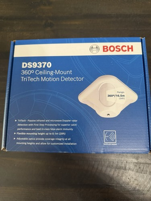#ad Bosch DS9370 360° Ceiling Mount TriTech Motion Detector PIR Microwave Sensor NEW $55.00