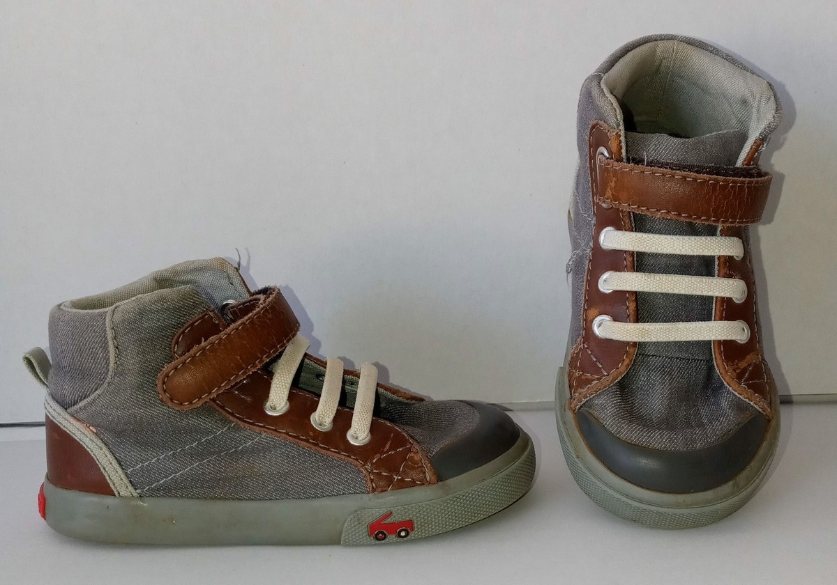 See Kai Run Shoes Ankle Sneakers Boys Kids