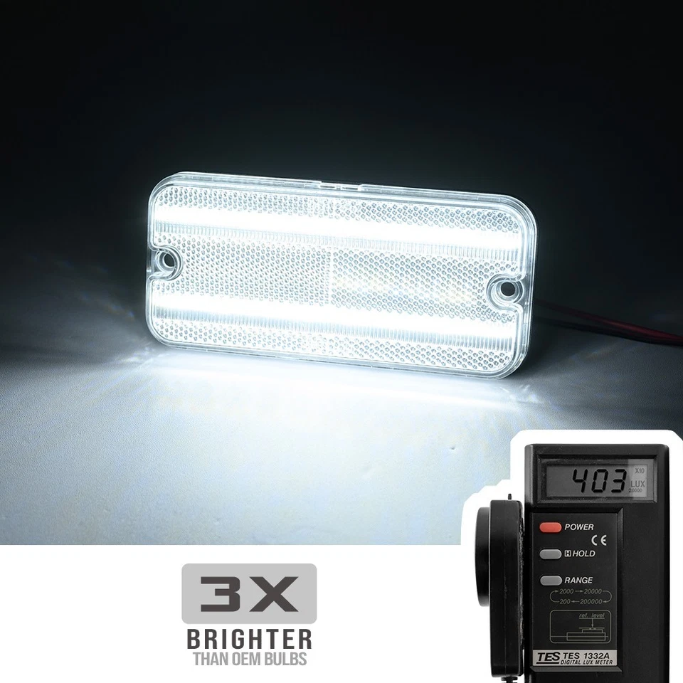 4x For GMC Chevy C/K 10/20/30 Jimmy Suburban K5 Blazer F&RLED Side Marker Lights - Image 2 of 4