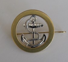 Royal Navy Junior Rates Beret Cap Badge - RN