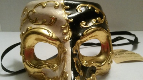 Robert Stanley Signature Collection Mardigras Mask Masquerade Mask NEW - Picture 2 of 8