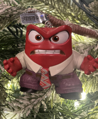 2024 Disney Anger Mad Inside Out Christmas Tree Ornament New Angry