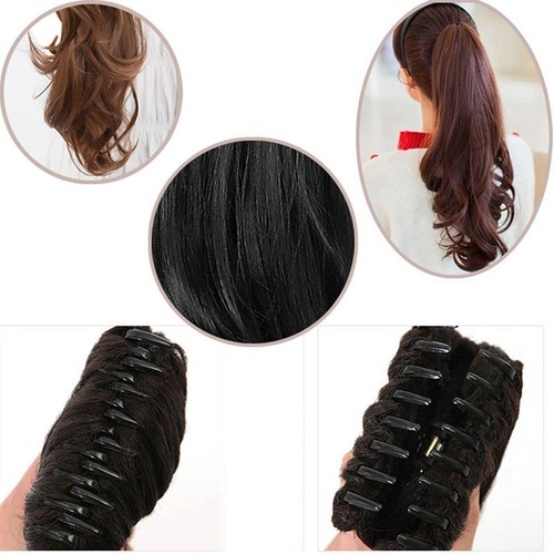 Extensiones de cabello cola de caballo para cabello humano real Body Wave - Imagen 4 de 38