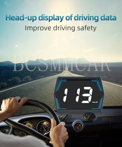 GPS Digital Speedometer Car Truck Motorcycle Head Up Display Odometer HUD MPH - Picture 8 of 15