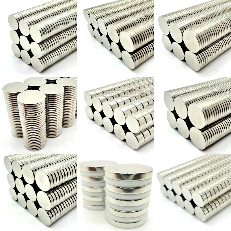 EXTREM STARKE NEODYM MAGNETE STARK RUND GRÖßE WÄHLEN N50 N52 N35 ECHTE MAGNETEN