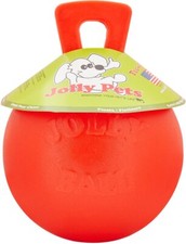 XYGC-Jolly Pets Tug-n-Toss Dog Toy, Orange, 10-ins