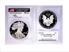 1995 W American Silver Eagle PF69 DCam  JOHN MERCANTI RARE FLAG LABEL POP 104