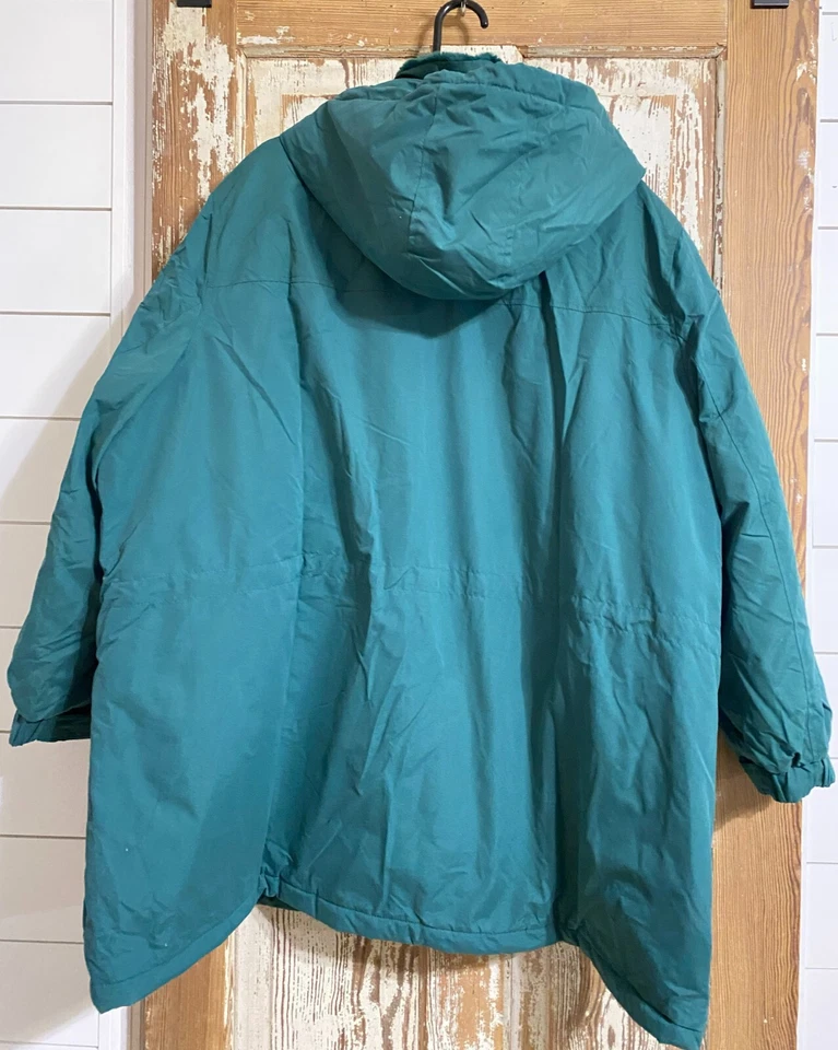 Abrigo de invierno con capucha para mujer Anthony Richards nuevo sin etiquetas - verde - talla 3X Foto 2 de 4