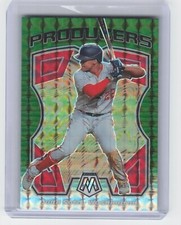 2021 Panini Mosaic Juan Soto P6 Producers Green Mosaic Prizm Nationals 