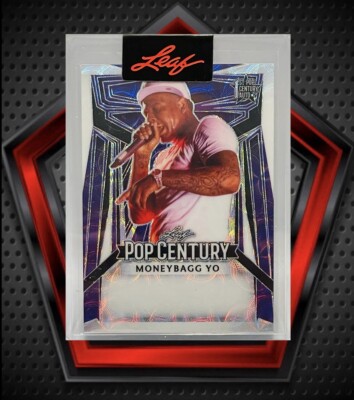 Moneybagg Yo *1/1* 2023 Leaf Pop Century *Unsigned Proof* One of One - Rapper
