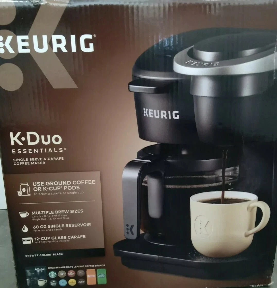 Keurig K-Duo Essentials 12 Cup Coffee Maker - Black