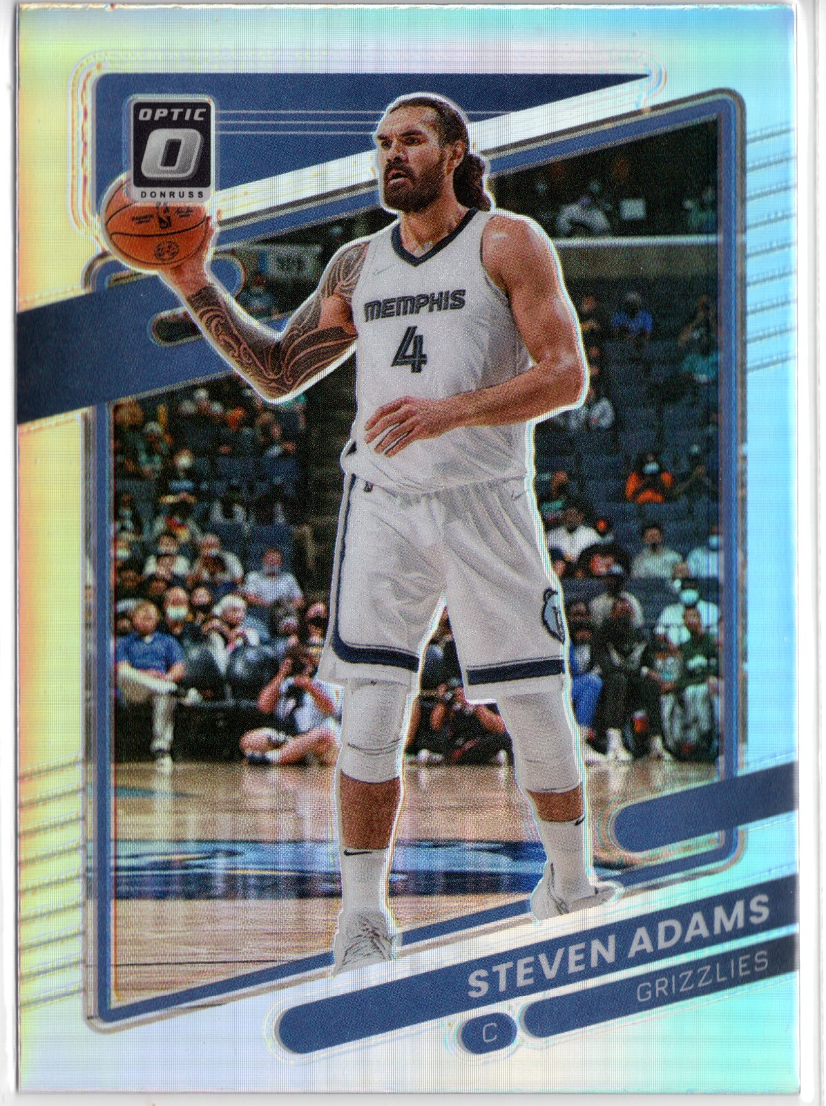 2021-22 DONRUSS OPTIC BASKETBALL SILVER PRIZM STEVEN ADAMS#137 MEMPHIS GRIZZLIES