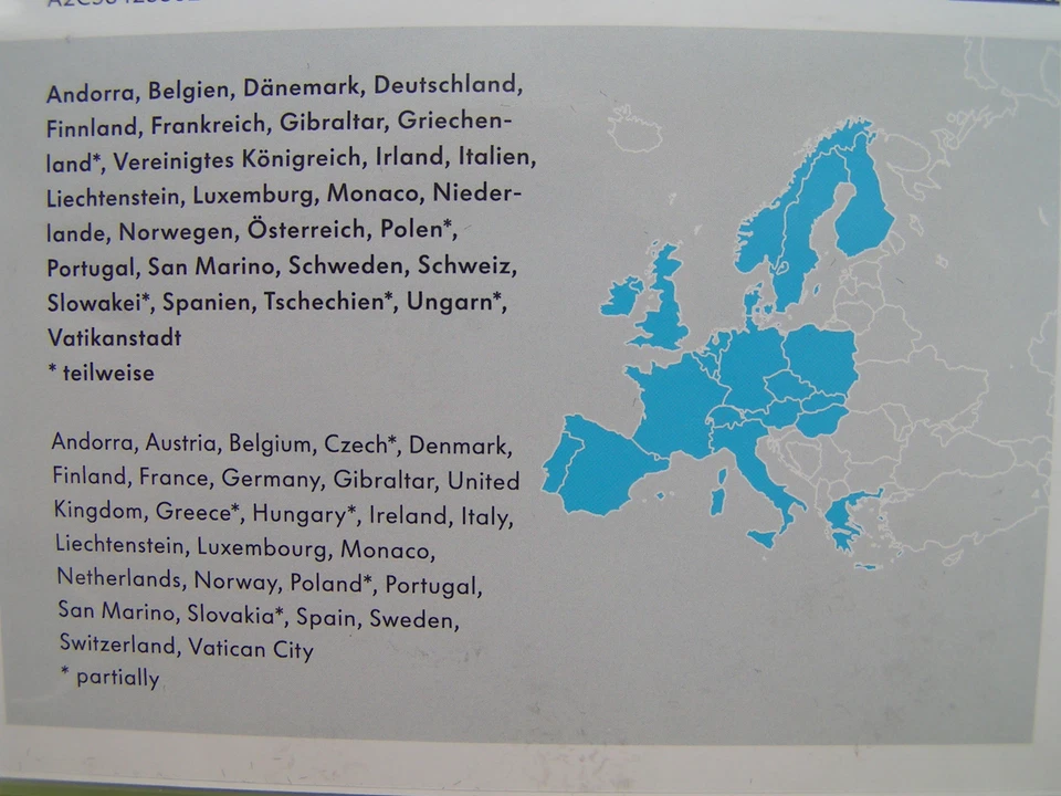 DVD NAVIGATION CY WEST EUROPA 2010 V7 VW RNS 510 810 GOLF CADDY TOURAN EOS SKODA - Bild 3 von 4