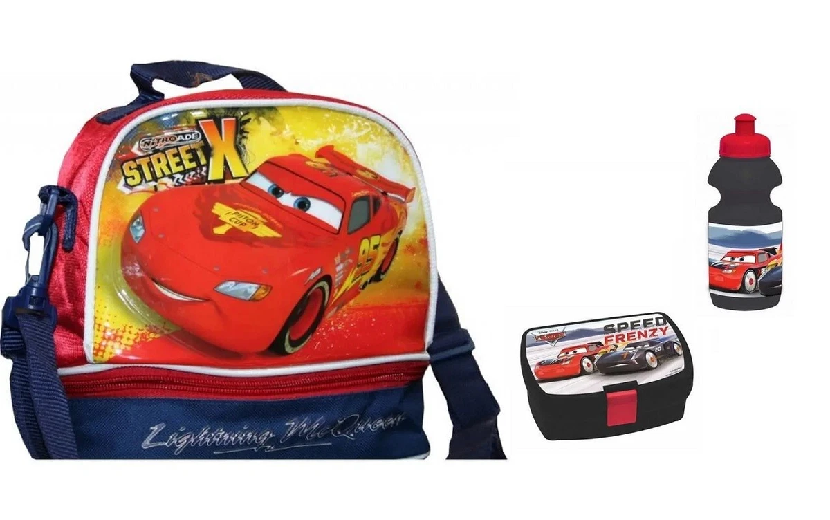 Sac isotherme Boite à gouter et Gourde Disney Cars