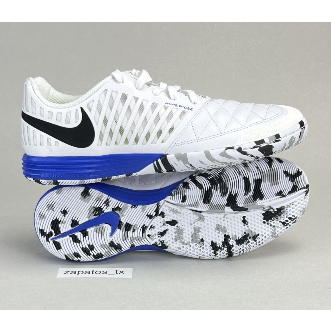 シューズ Nike Lunar Gato2 Nike Lunar Gato 2 IC Indoor Soccer Biały Glacier Blue Camo