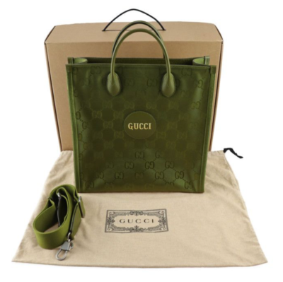 Gucci Off The Grid Medium Tote Bag Green Japan Limited Color