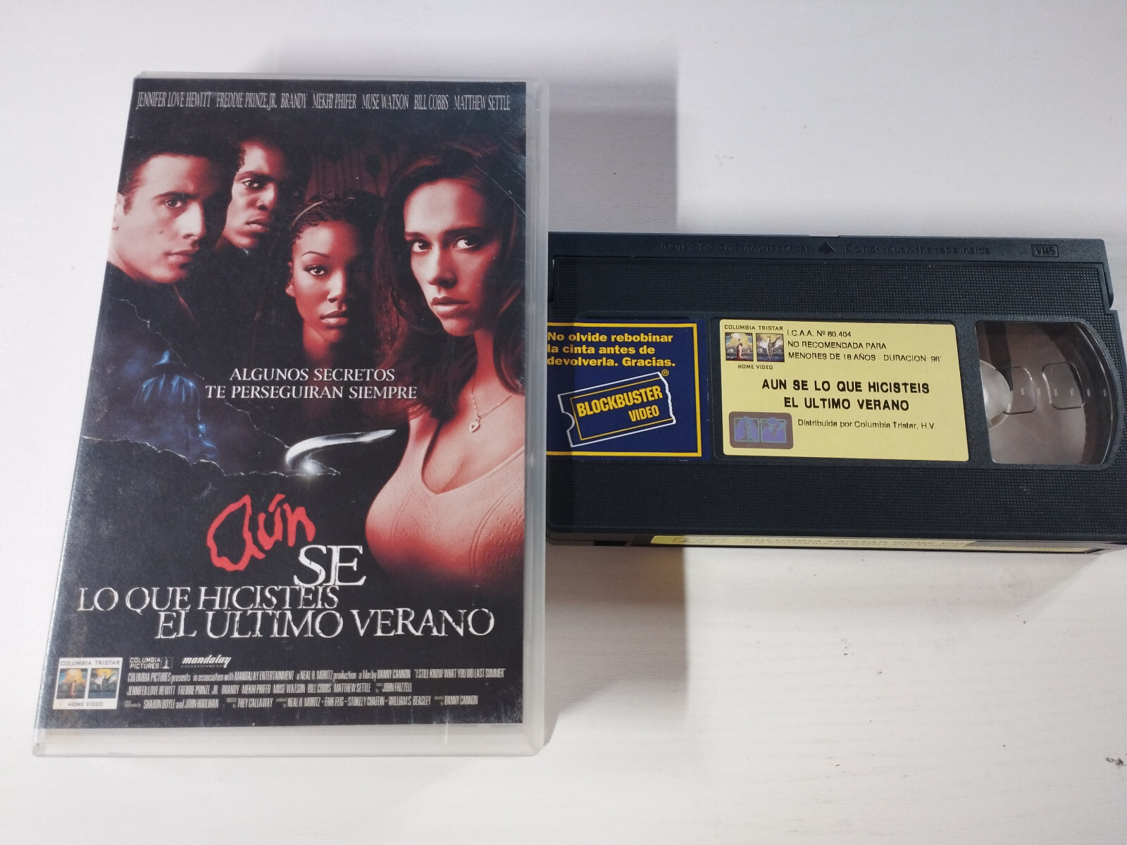 Aun Se Lo Que Hicisteis El Ultimo VERANO Danny Cannion VHS Tape Español ESP 2T