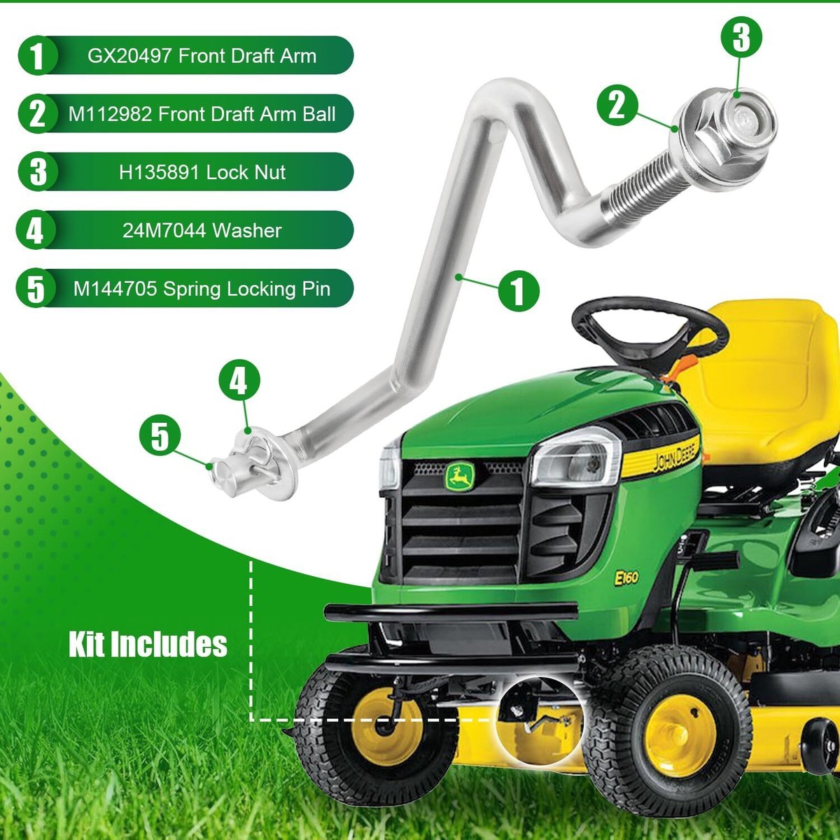 John Deere Mower Deck Lift Linkage Adjustment