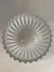 Tiffany & Co. Crystal Glass Dish Bowl Heart Edge Rimmed Signed 8.25"D x 3.75"H