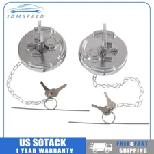 2 PCS 600212 Lever Style Locking Fuel Cap 4" For Peterbilt 11-04859-200