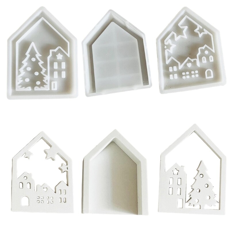 3Pcs Silicone Tealight Stand Molds for DIY Home Decor Crafts