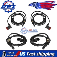 All Wheels Front & Rear (4 pc) Premium ABS Wheel Speed Sensor for Mercedes-Benz