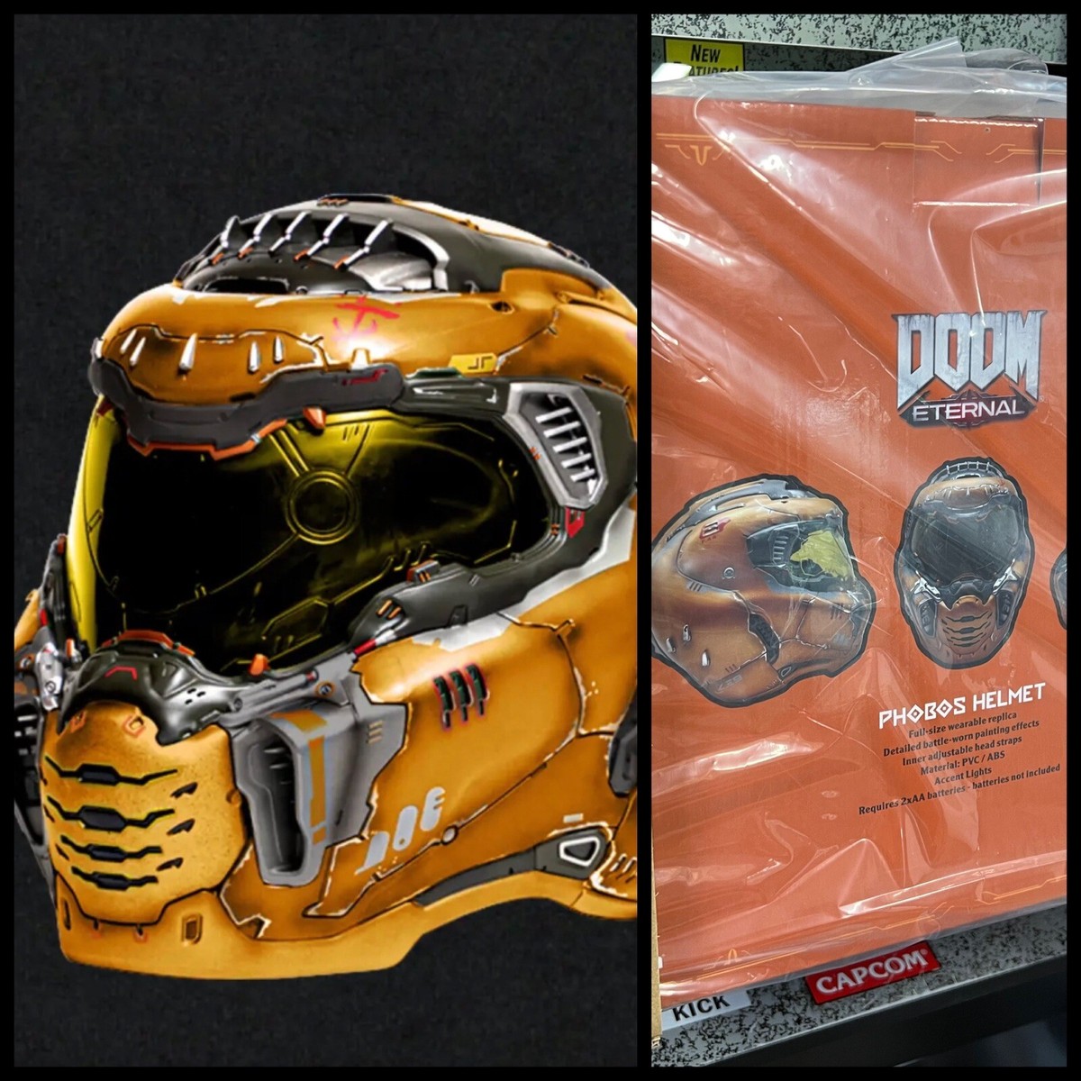 Doom Eternal Phobos ヘルメット Doom Eternal Phobos Collector's Edition Helmet Limited Run LRG