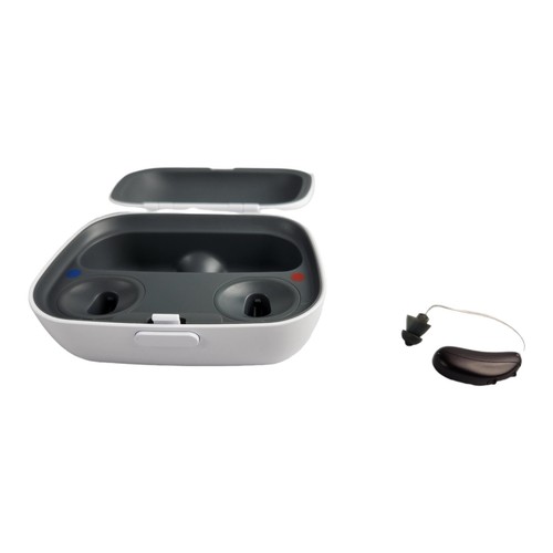 Unitron RELATE 3.0 Hearing Aids With KIRKLAND Charger Works! (LEFT SIDE