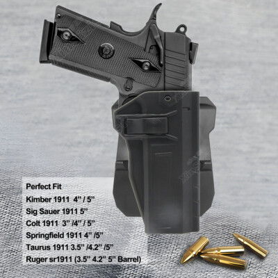 1911 Holster For Springfield 1911 Colt 1911 Kimber Taurus Sig Sauer Ruger 1911