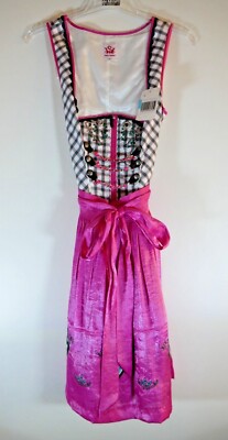 50 cm Dirndl grün/pink von Spieth & Wensky Gr. 36