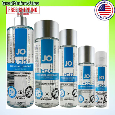 SYSTEM JO H2O Original Water Based Personal Lubricant Premium Sex Lube Original