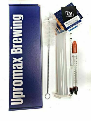 Hydrometer Alcohol Meter Tralle Test Kit 0-200 Proof Traceable Alcoholometer β€ $