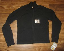 Russell Stretch Motion Womens Workout Jacket, Black, Size L, New, Reg 38