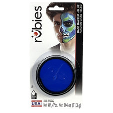 Base Makeup Blue Color and Water Washable Made in the USA by Rubies Halloween