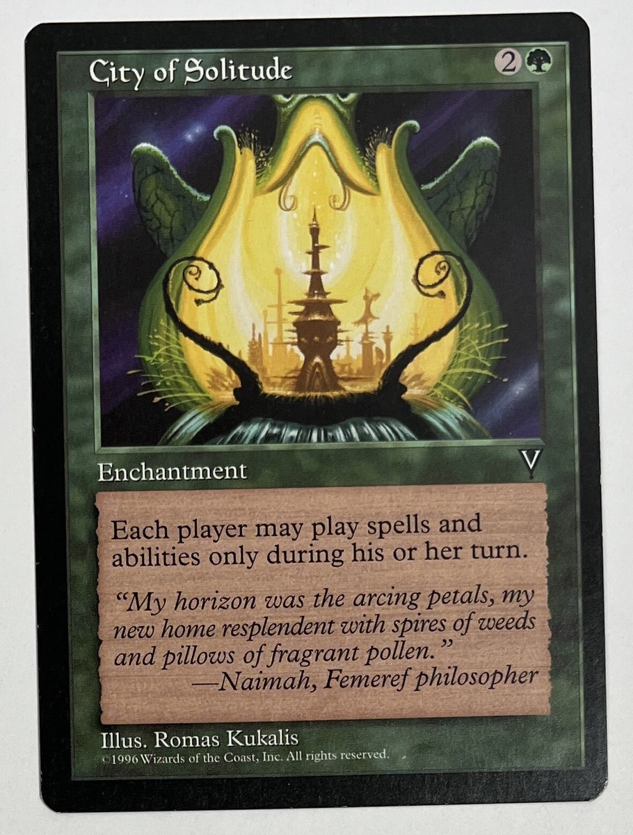 MTG CITY OF SOLITUDE Visions (OldManMTG 002-752) | eBay