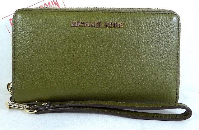 michael kors fulton flats green