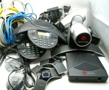 POLYCOM Base Receiver 2201-07810-001, Phones Webcams Micpods Microphones Lot W 9