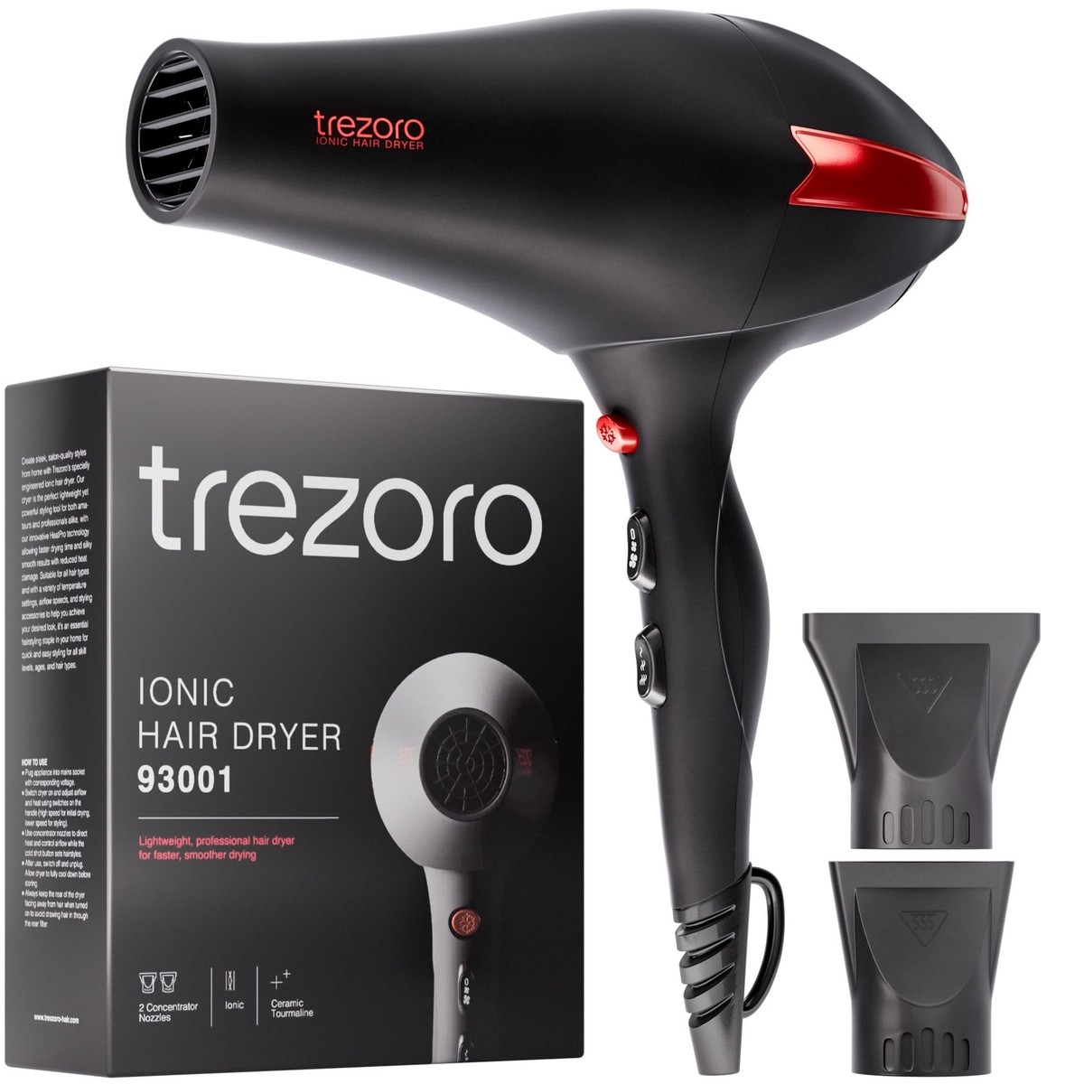 新品！未使用品！Q+ SALON PROGRAM HAIR DRYER Professional Ionic Hair Dryer for Salon - 2200W Powerful Blow
