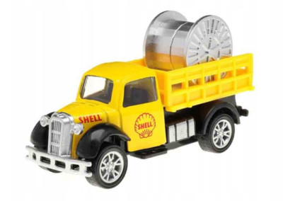 Oldtimer Autos aus Öl Gas Shell Kabel Modell Spielzeug Diecast Maßstab 1:87 Daffi