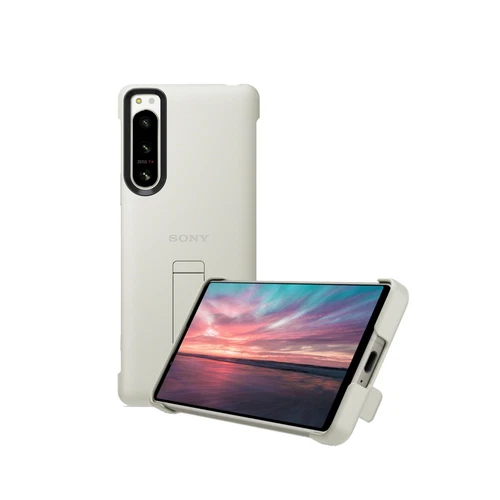 New Official Genuine Sony Xperia 5 IV XQZ-CBCQ Style Back Cover With Stand Case - Picture 3 of 9