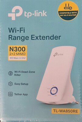 TP-Link Repeater TL-WA850RE Universeller WLAN Verstärker 300 Mbit/s Ethernet WPS