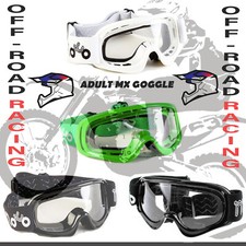 ADULT MOTOCROSS GOGGLES MX OFF-ROAD ATV PIT DIRT QUAD BIKE CYCLE RACING GLASSES