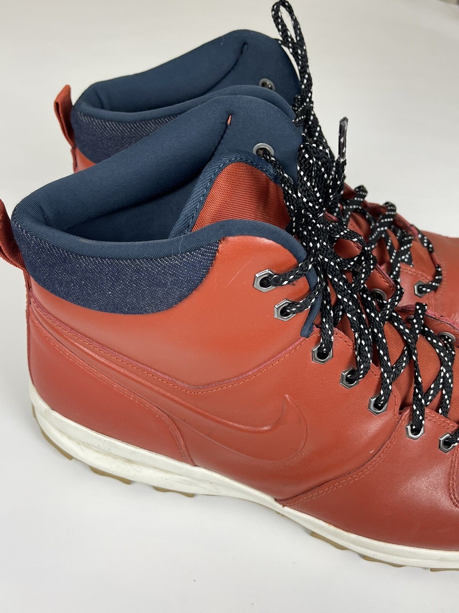 Nike Manoa Leather SE High Mens Boots Rugged Leather  Orange Denim Size 9 DC8892 Men-s-Nike-Manoa-Leather-SE-  main image 2