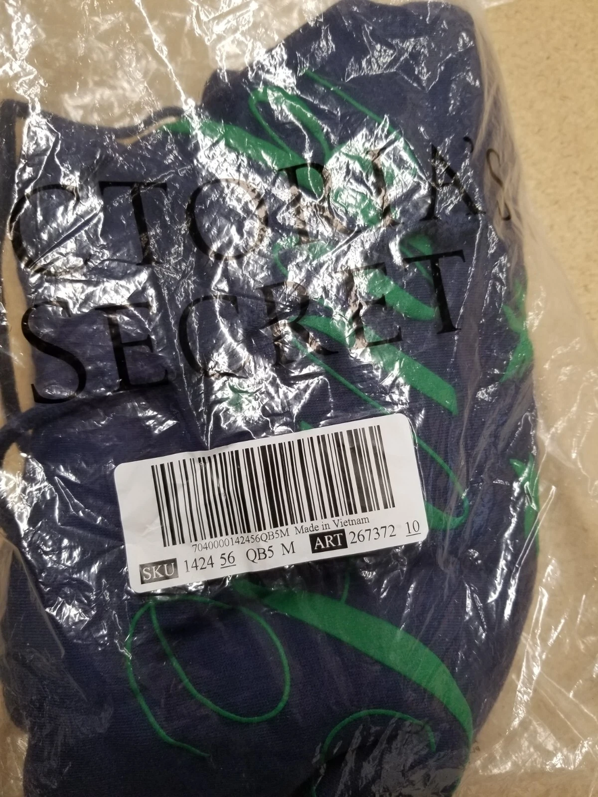 UNDERCOVER Felpa con cappuccio Victoria's Secret 11234614 in pile di tutti i giorni taglia L Navy di mezzanotte