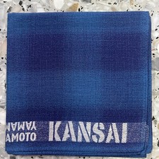 MAN HANKY BLUE JAPAN PATTERNED CLASSIC VTG COTTON POCKET ART SQUARE 18   M40