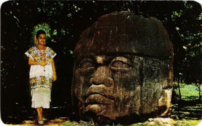 CPM AK Tabasco Monumental Cabeza Olmeca en la Venta MEXICO (648732)