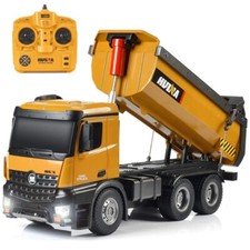 Remote Control Dump Truck Toy 15 LBS Load Capacity 1/14 Scale RC Truck Heavy ...